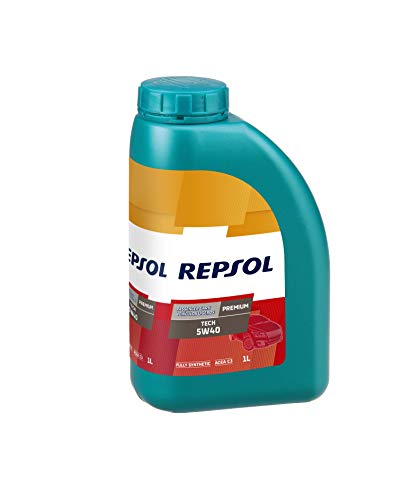 Repsol olio sintetico lubrificante per auto benzina e diesel Premium Tech 5W40 VP-1 1lt