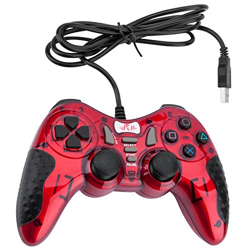 Rii Gaming GP500 - Gamepad controller per PlayStation 3, PC Windows, Android, Raspberry Pi, Smart TV, Fire TV