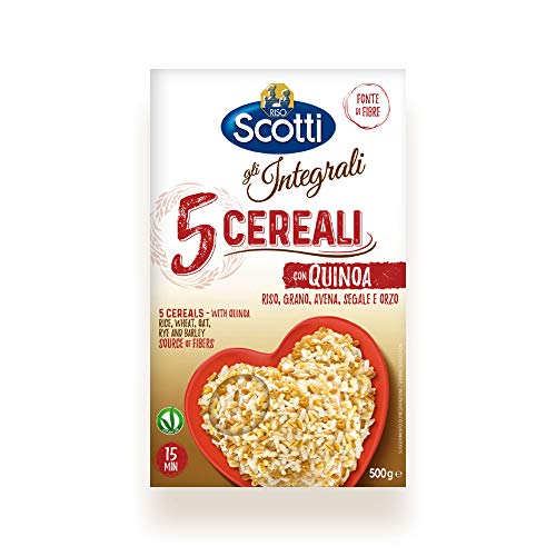 Riso Scotti - Riso 5 Cereali con Quinoa - Mix Integrale di Riso, Gr...