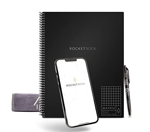 Rocketbook Matrix - Quaderno millimetrato ecologico e riutilizzabil...