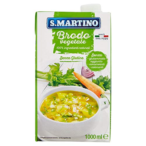 S.MARTINO- Brodo Pronto Vegetale 1 Litro - 1000 Gr