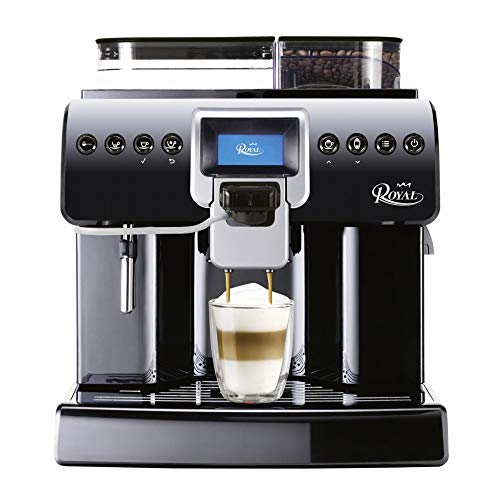 Saeco Royal One Touch - Macchina da caffè automatica per cappuccino, 15 bar, 1400 Watt, colore: Nero