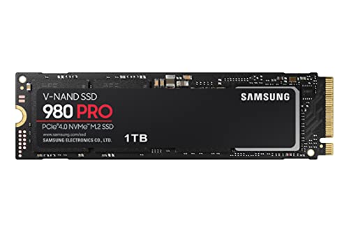 SAMSUNG 980 PRO 1TB PCIe NVMe Gen4 SSD da gioco interno M.2 (MZ-V8P1T0B)