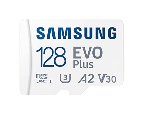 Samsung Evo plus scheda di memoria microSD SDXC U3 classe 10 A2 da 128 GB, adattatore 130 MB S 2021