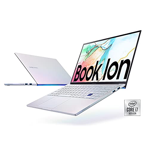 Samsung Galaxy Book Ion Portatile Windows | 10 Home Display 13.3” FHD QLED Intel Core i7 RAM 16 GB Memoria interna 512 GB NVMe SSD Wi-Fi 6 Lettore Impronte Digitali Aura Silver [Versione Italiana]