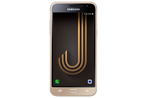 Samsung J320 Galaxy J3 Smartphone da 8 GB, Display 5  SAMOLED, Memoria RAM 1.5 GB, Fotocamera 8 MP, Marchio Tim, Oro [Italia]