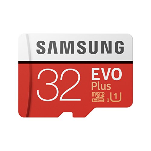 Samsung MB-MC32GA EVO Plus Scheda microSD da 32 GB, UHS-I U1, fino a 95 MB s, con Adattatore SD, Rosso Grigio