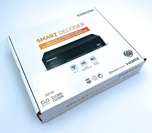 Samsung Smart Decoder Bonus DVB-T2, Nero