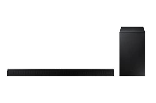 Samsung Soundbar a 2.1 canali HW-A530 ZG con DTS Virtual:X, modalità Bass Boost, Espansione audio surround [2021]