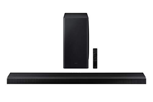 Samsung Soundbar HW-Q800A Q-Symphony Cinematic Dolby Atmos Q-Series per TV (2021), Vero audio a 3.1.2 canali, Assistente Amazon Alexa integrato, Suono Adattivo, Black