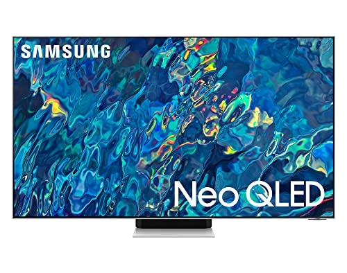 Samsung TV Neo QLED QE55QN95BATXZT, Smart TV 55  Serie QN95B, Neo QLED 4K UHD, Alexa e Google Assistant integrati, Bright Silver, 2022, DVB-T2