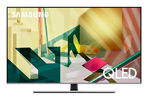Samsung TV QE55Q74TATXZT Serie Q70T Modello Q74T QLED Smart TV 55 , con Alexa integrata, Ultra HD 4K, Wi-Fi, Silver, 2020, Esclusiva Amazon