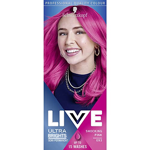 Schwarzkopf - Tinta per capelli Live Color XXL Ultra Brights, rosa shocking (93 shocking pink)