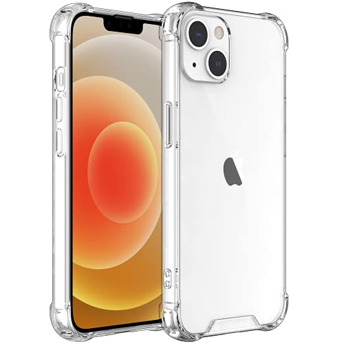 Shamo s Cover protettiva trasparente per iPhone 13 2021, antiurto, antiurto, antiurto, in TPU con angoli rinforzati [anti ingiallimento]