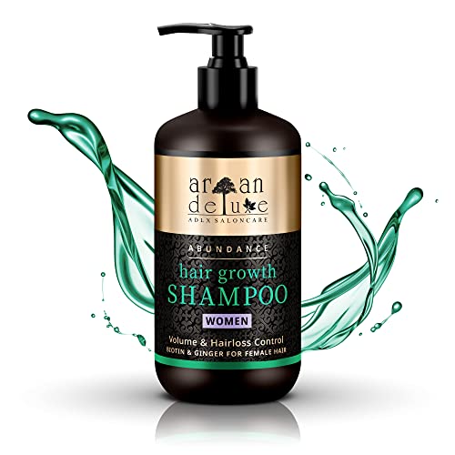 Shampoo Argan Deluxe per la crescita dei capelli in qualità professionale 300 ml - efficace contro la caduta dei capelli