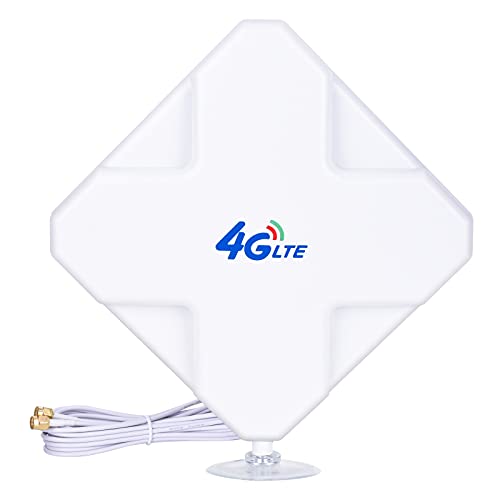 SMA 4G LTE Antenna 35dBi alte Prestazioni Amplifica il Segnale Ethernet con Funzione di Ripetitore Amplificatore di Segnale per la Banda Larga Mobile di Wifi Router (SMA)