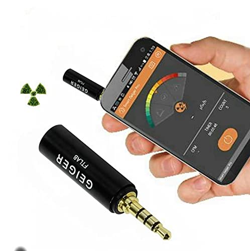 Smart Geiger FSG-001 - Radiometro per smartphone iOS e Android Misuratore di Radiazioni per Smartphone iOS Andriod Contatore Geiger Rilevatore di Radiazioni Misura Radiottivita Geiger Counter