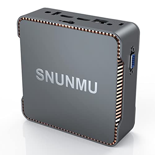 SNUNMU Windows 11 Mini PC, 12 GB DDR4+128 GB M.2 SSD, Intel Celeron...