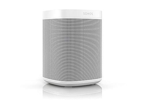 Sonos One Generazione 2 Smart Speaker Altoparlante Wi-Fi Intelligente, con Alexa integrata, AirPlay e Google Assistant, Bianco