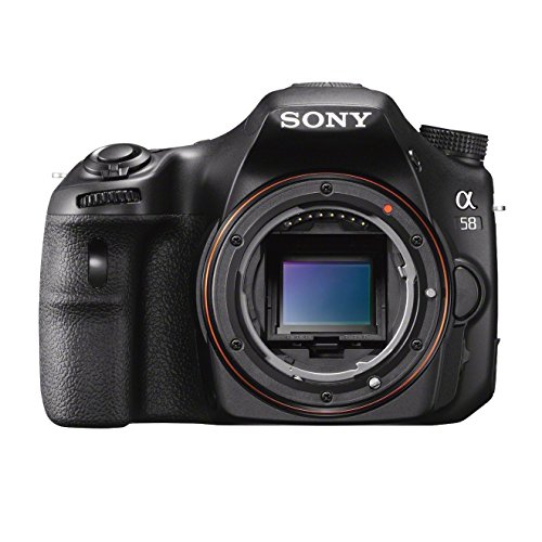 Sony Alpha 58K Fotocamera Digitale Reflex con Obiettivo Intercambiabile, Sensore APS-C CMOS Exmor HD da 20,1 Megapixel, Obiettivo 18-55mm incluso, Nero
