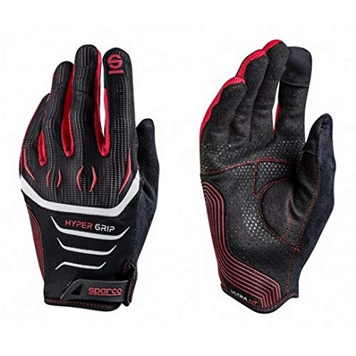 Sparco 002094 nrrs09 hypergrip Guanti, Nero Rosso, 9