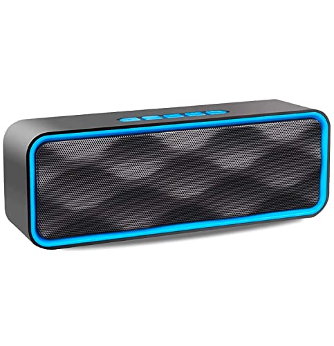 Speaker Bluetooth, Altoparlante Portatile Nonsoloinformatica suono stereo, Casse Portatili Bluetooth 5.0 con Bassi Stereo 3D Hi-Fi, Batteria Integrata 12 Ore Playtime, Supporto TF e 3.5mm Audio