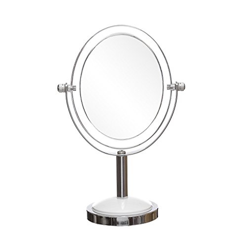 Specchio orientabile silver