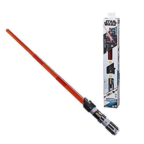 Star Wars Lightsaber Forge, Spada Laser Giocattolo di Dart Fener, allungabile ed Elettronica