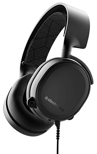 SteelSeries Arctis 3 Console - Cuffie stereo da gioco cablate per PlayStation 5, PS4, Xbox One, Xbox Series X, Nintendo Switch, VR, Android e iOS - Nero
