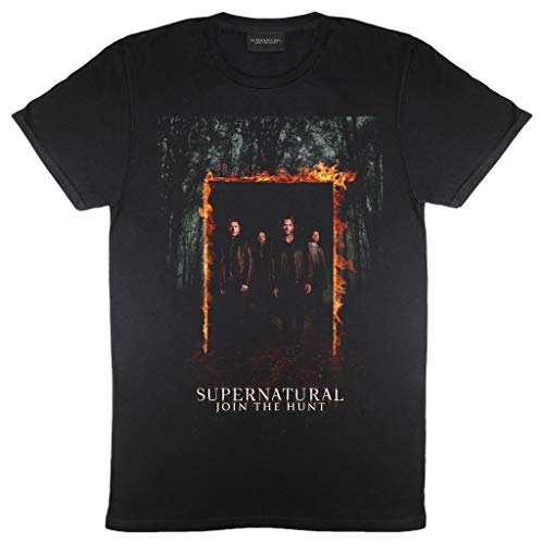 Supernatural Leading Men Poster T-Shirt da Uomo Nero M | S-XXL, Hal...