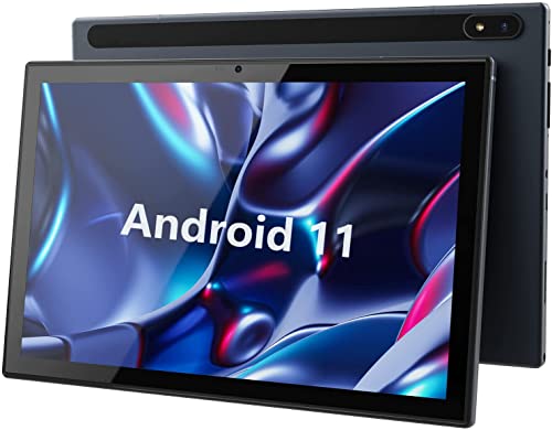 Tablet 10 Pollici, Tablet Android 11 con Quad-Core 2.0 GHz, Micro HDMI Output, 4GB+64GB, 1200 x 1920 FHD IPS, 2MP+ 13MP Dual Camera, Bluetooth 5.0, Type-C, 6000mAh