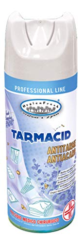 Tarmacid Profumo Deodorante Spray Antitarme Antiacaro Professionale Per Tessuti Ambienti Guardaroba Cassetti Lavanderia Insetticida Presidio Medico Chirurgico