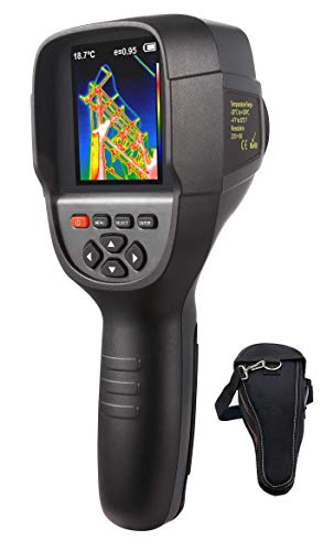 Termocamera a infrarossi Hti-Xintai con risoluzione 220 x 160, termocamera portatile 35200 pixel, termometro a infrarossi con schermo a colori da 3,2  (batteria inclusa) Hti-Xintai HT-18
