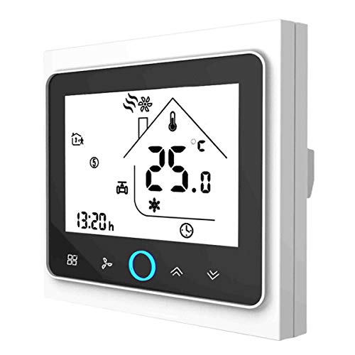 Termostato WiFi per Caldaia a Gas,Termostato Caldaia Schermo LCD To...