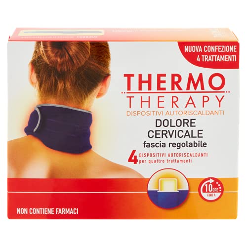 Thermo Therapy Fascia Regolabile Per Il Dolore Al Collo Con 4 Dispo...