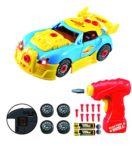 Think Gizmos TG642 smontare Racing Construction Toy Kids-Build Your Own Kit per Auto, Versione 3