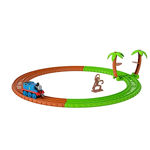 Thomas & Friends- Playset Avventura nella Giungla, con Locomotiva Thomas e Accessori Giocattolo per Bambini 3+Anni, GJX83