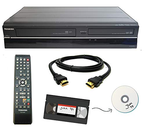 Toshiba VHS a DVD Recorder VCR Combo w telecomando, HDMI