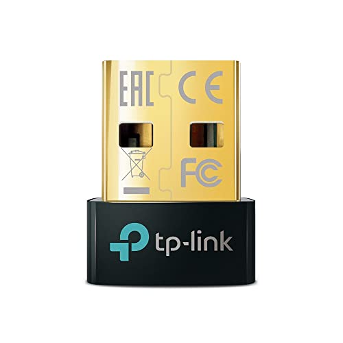 TP-Link Adattatore Bluetooth USB 2.0 Dongle Bluetooth 5.0 UB500, Trasferimento Wireless per PC, stampanti, altoparlanti ecc, Compatibile con Windows 10 8.1 7