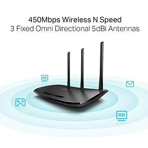 TP-Link Router WiFi TL-WR940N 450 Mbps, Banda WiFi A 2,4 GHz, Cinqu...