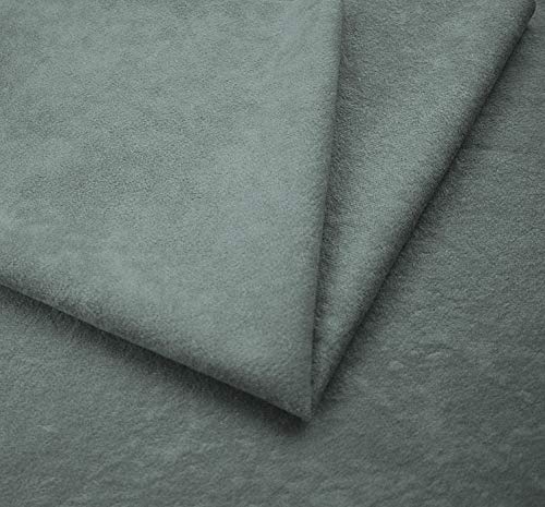 tukan-tex Tessuto per tappezzeria, in microfibra, tessuto per mobili, al metro, per tappezzeria, tappezzeria (grigio 2010)