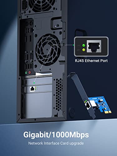 UGREEN Scheda di Rete PCI Express PCIe Gigabit Ethernet 1000 Mbps F...