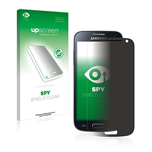upscreen Pellicola Privacy Compatibile con Samsung Galaxy S4 Mini LTE (4G) I9195 Anti-Spy