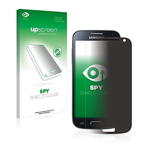 upscreen Pellicola Privacy Compatibile con Samsung Galaxy S4 Mini Anti-Spy