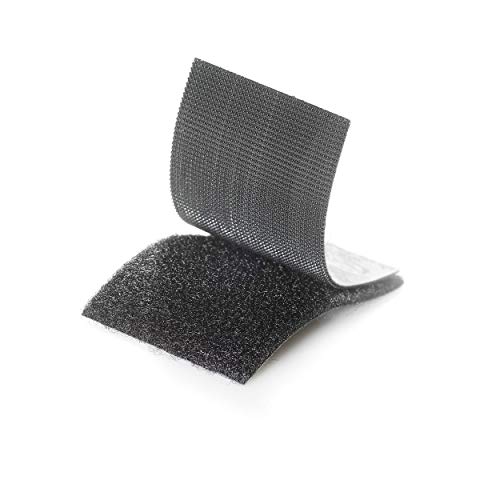 Velcro brand, PS51 PS52, Ultramate, autoadesivo industriale con resistenza extra, nastro in velcro nero., black, 1Metre