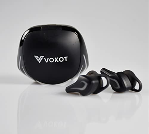 Vokot TWS-K8 Cuffie Bluetooth Gaming con Latenza di 65ms, Auricolari con bluetooth 5.1 senza fili con Microfono, Dual Mode, Resistenza all acqua IPX7, Display digitale, Controllo Volume, Touch