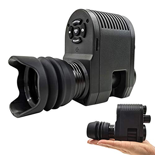 Wan&ya Visore Notturno Digitale Mirino monoculare Obiettivo da 25 mm Occhiali per Visione Notturna HD a infrarossi Fotocamera per Caccia, monitoraggio della Fauna Selvatica Scatta Foto e Video