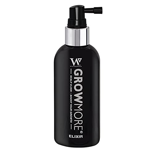Watermans Grow More Elixir - Il migliore siero per la crescita e l ispessimento dei capelli, l’elisir dei capelli da tenere in posa sul cuoio capelluto, da 100 ml