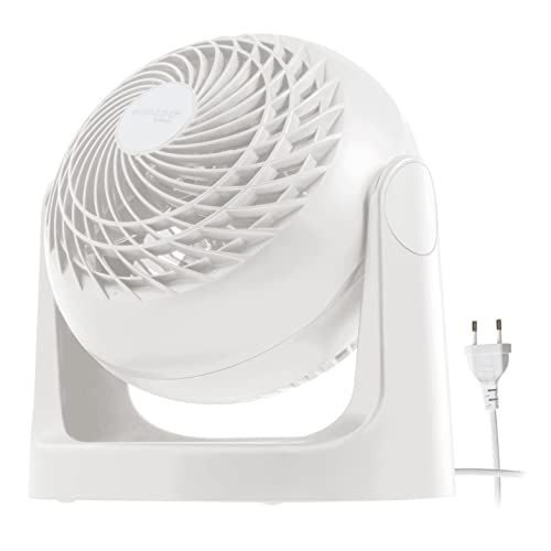 Woozoo  by Ohyama, Ventilatore da tavolo   ventilatore da tavolo potente e silenzioso, 30W, Eliche 3D brevettate, Rotazione a 360°, 3 velocità, Per area 13m² - Woozoo PCF-HE15 - Bianco