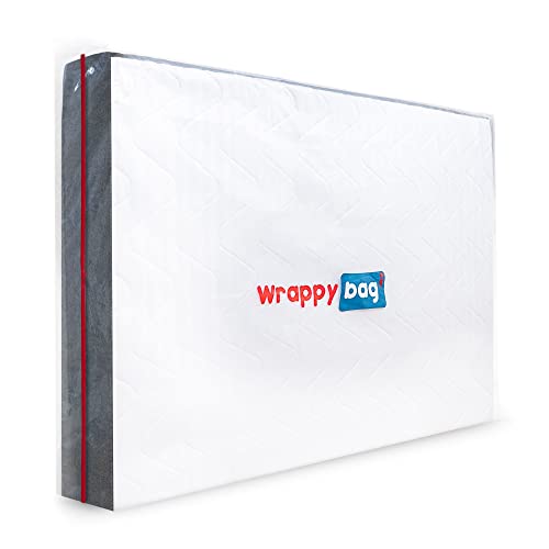 Wrappybag – Custodia in Plastica per Materassi - 5 Misure Disponibili - Sacca Protettiva Impermeabile e Resistente agli Strappi - per Traslochi, Conservazione e Trasporto